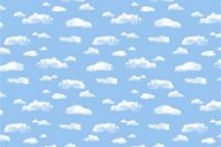 Backing Roll Clouds 3.6m