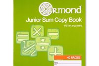 Junior Sum Copy 10mm Squares 40 pg
