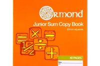 Junior Sum Copy 20mm Squares 40 pg