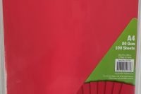 A4 Paper Red 100 Sheets