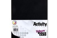 A4 Card Black 100 Sheets