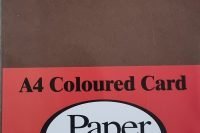A4 Card Brown 50 Sheets