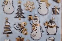 Christmas Puffy Stickers 23 pce
