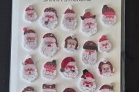 Christmas Santa Stickers 20 pce