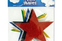 Foam Glitter Stars 8 pce