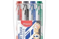 Jumbo Chisel Tip Dry Eraser whiteboard Markers 4 pce