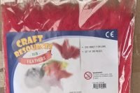 Feathers 7cm 200 pce Red